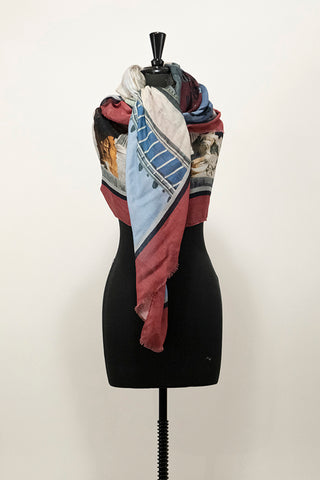 Luxurious Printed Scarf by Still Point Gallery & Boutique, Cleveland Museum of Art